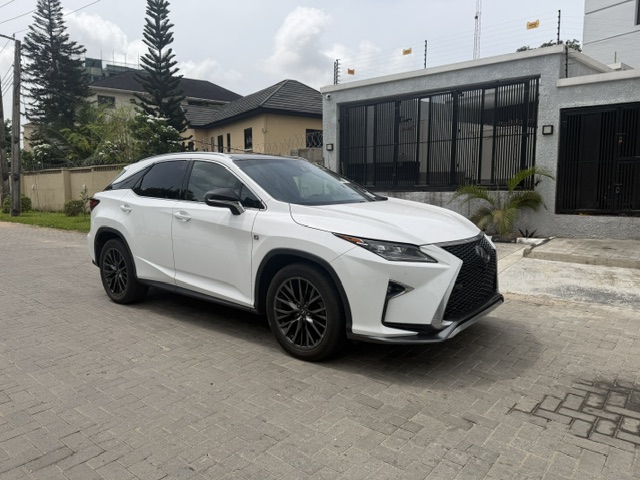 Lexus RX 350 F Sport Premium 2018 — Front three-quarter — for sale in Lagos, Nigeria