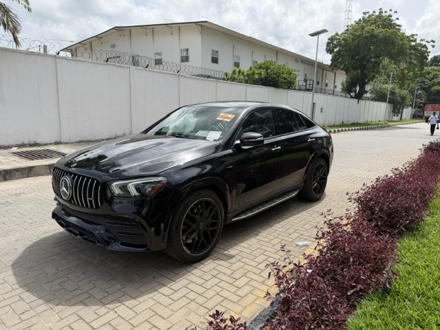 Mercedes-Benz GLE 53 AMG Coupe 2021 — Front three-quarter — for sale in Lagos, Nigeria